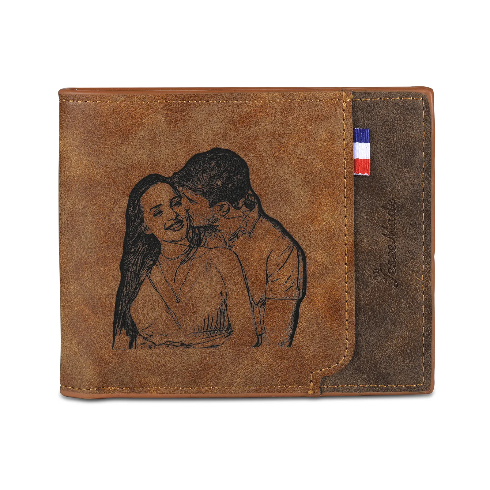 Carte Portefeuille Souvenir "À Grand-mère Avec Amour" – Idée Cadeau Sentimentale Et Pratique