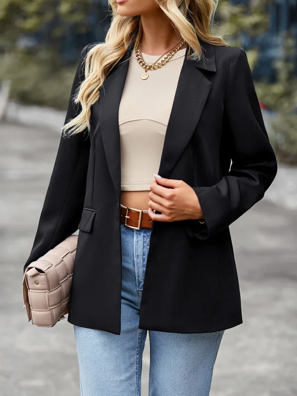 Women's casual and versatile professional formal coat Flusfy