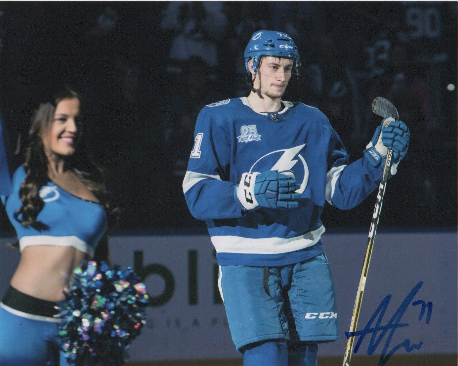 Tampa Bay Lightning Anthony Cirelli Signed Autographed 8x10 Photo Poster painting COA #3