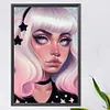 uk.everydayedeals (Limited Stock)Diamond Painting - Round AB Drills - Dark Candy Girl(45*65cm)