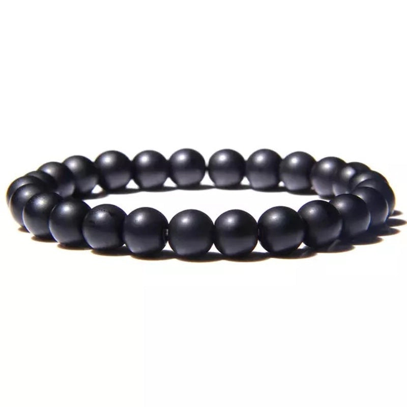 Internet Celebrant Jewelry Natural Agate Crystal Jewelry 8mm Bracelet Miscellaneous Stone Gemstone Color Unisex Bracelet Jewelry For Men And Women