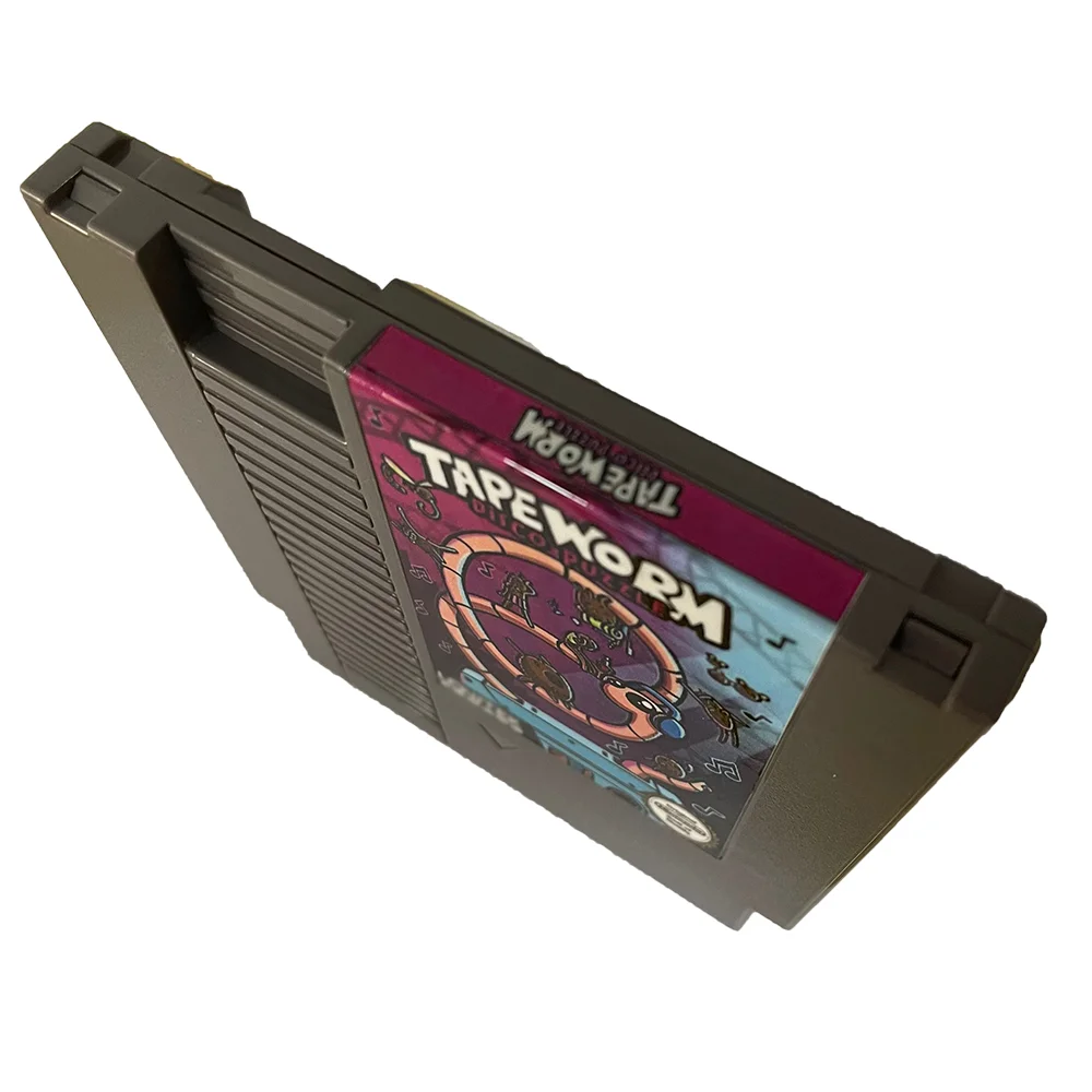 TapeWorm Disco Puzzle NES For Nintendo Entertainment System Console - 8 Bit Game Cartridge