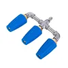 3 in 1 Pressures Washer Turbo Nozzle with 1/4 Inch Quick Connection 360 Degree Rotating Tip Turbo Nozzle 4000 PSI for Garden Car Concrete Brick