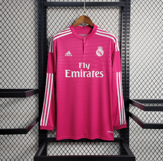 Retro 14/15 Real Madrid Away Long Sleeve Football Shirt Thai Quality