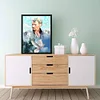 Johnny halliday - 30*40cm - peinture au diamant rond