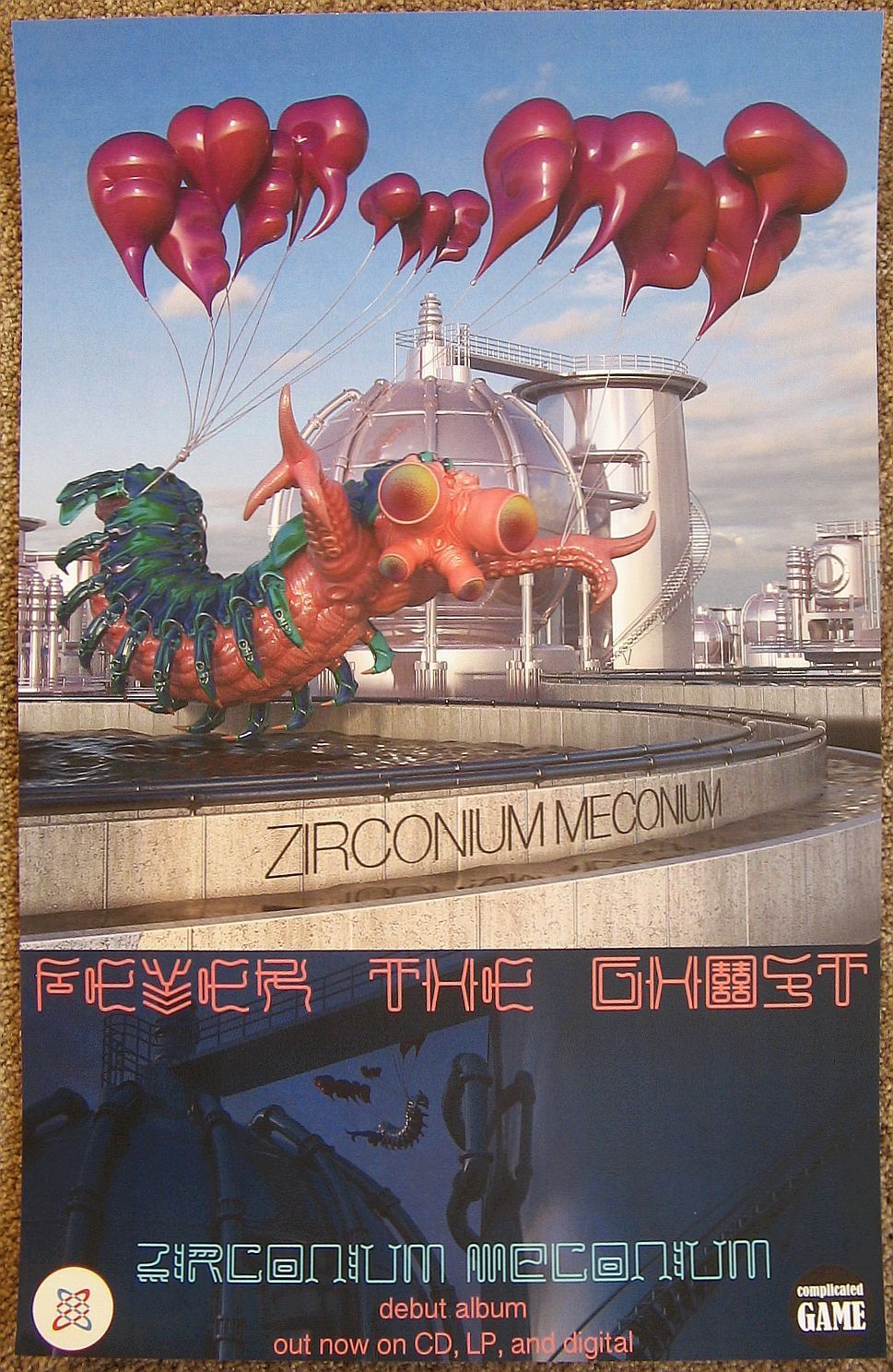 FEVER THE GHOST Album POSTER Zirconium Meconium