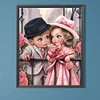 Diamond Painting -DIY Round Drill Sweet Couple(40x50cm)