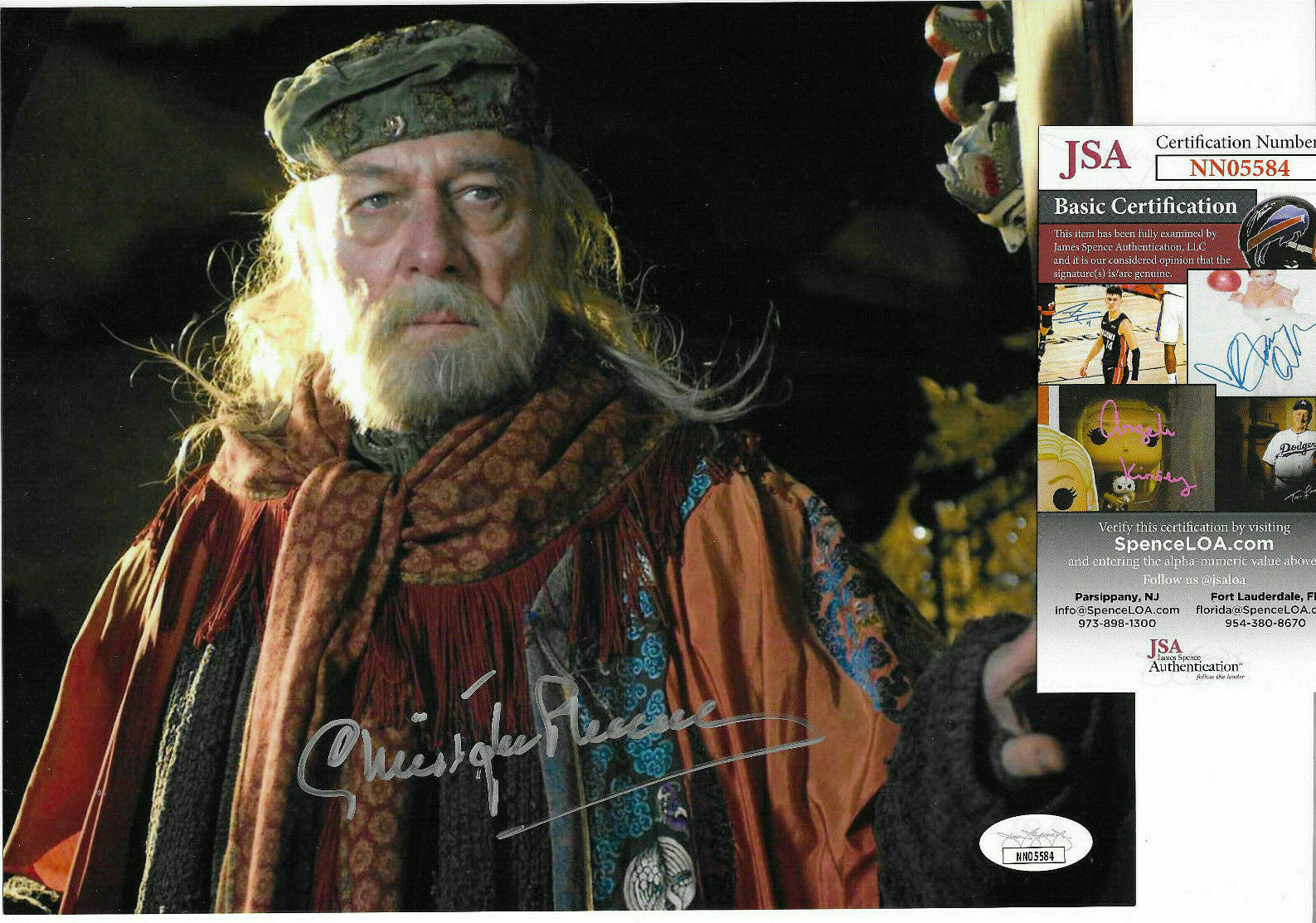 Christopher Plummer Signed 8x10 Photo Poster painting Autographed, Doctor Parnassus, JSA COA