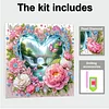 (Pre-Framed)Heart Landscape-Special Shape Diamond Painting Kit(25x25cm)