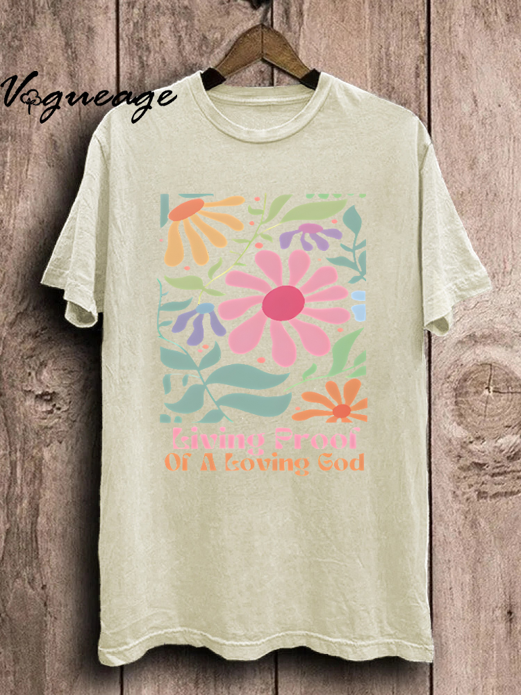 Giving Proof Of A Loving God Unisex Washed T-Shirt