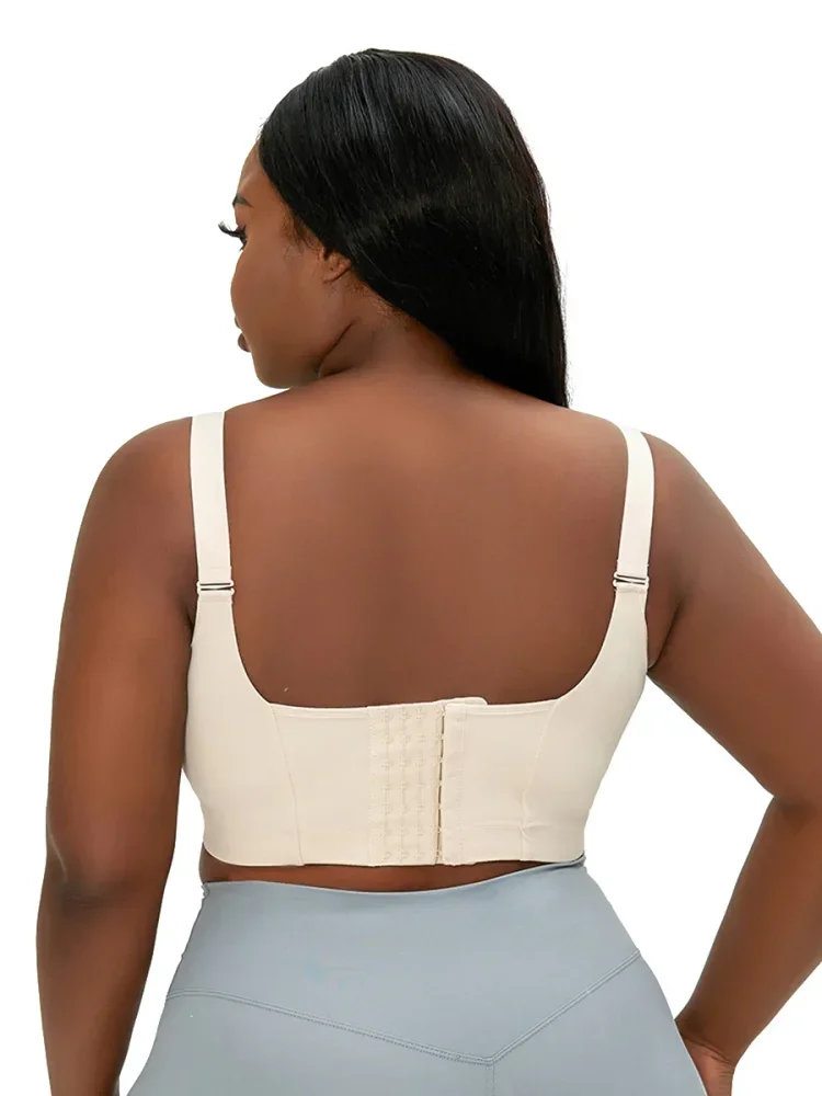 Nakans Back Smoothing Bra, Fashion Deep Cup Bra Hides Back Fat for