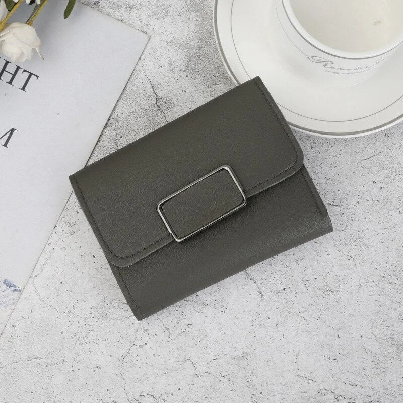 Women Wallets Small Fashion Brand Leather Purse Women Ladies Card Bag for Women 2019 Clutch Women Female Purse Money Clip Wallet