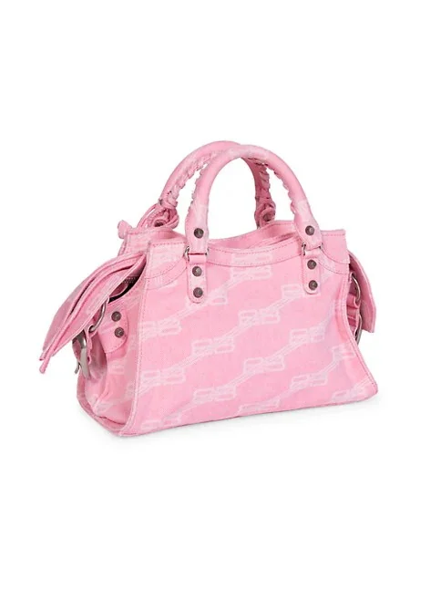 Balenciaga Neo Cagole XS Handbag BB Monogram Denim bag