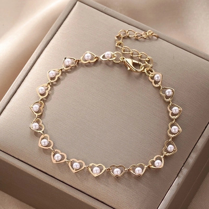 Cute Vintage Style Funny Devil’s Eye Heart Shape Butterfly Copper Plating Bracelets