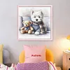 Dog And Bear-11CT/14CT Stamped Cross Stitch 40*40cm/15.75*15.75in tapestrymarket