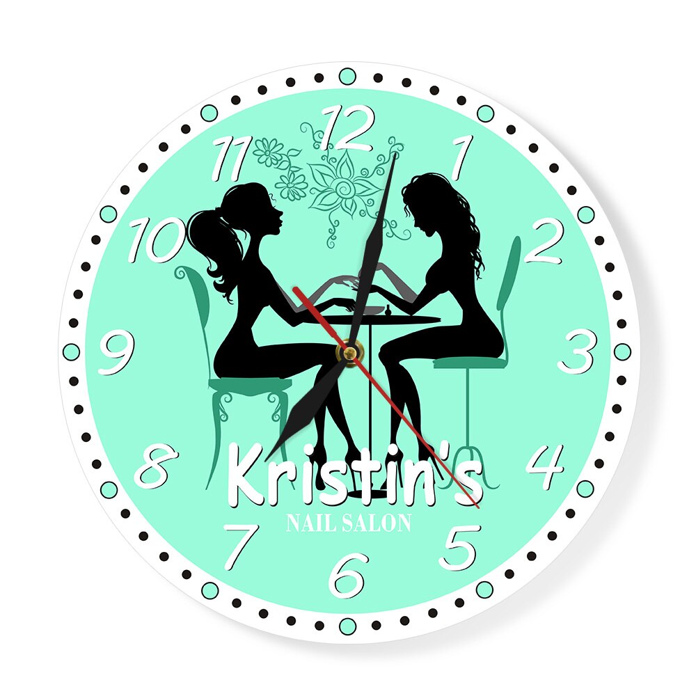 

Custom Manicure Salon - Frameless Acrylic Wall Clock, 501 Original