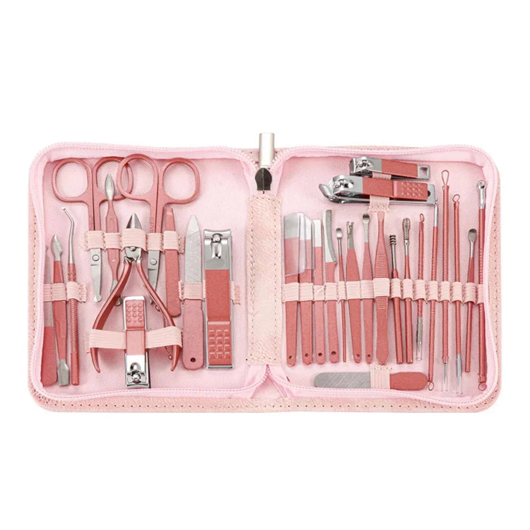Manicure Set 30 in 1 Nail Clippers Set,Nail Manicure Kit for Women, Toenail Clippers,Pedicure Kit,Pedicure Tools,Suitable for Travel Manicure Tools,Toe Nail Kit,Nail Care Kit,Manicure Set Women