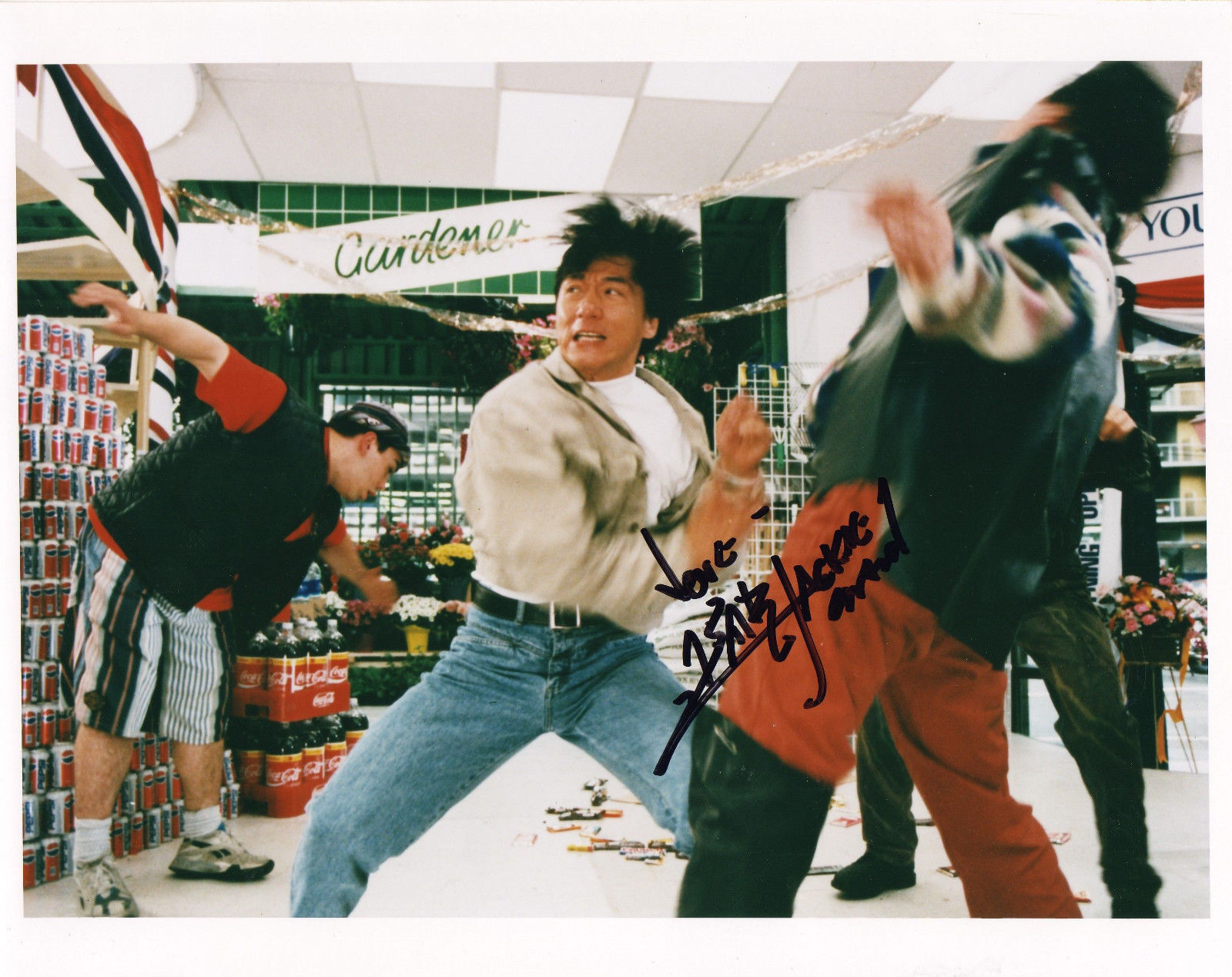 JACKIE CHAN AUTOGRAPH SIGNED PP Photo Poster painting POSTER 2