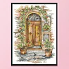 Summer Gate-14CT Stamped Cross Stitch Kit(29*37cm)