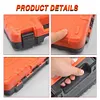 82 PCS Socket Wrench Set Ratchet Wrench Tool Box Kit for Auto Repairing
