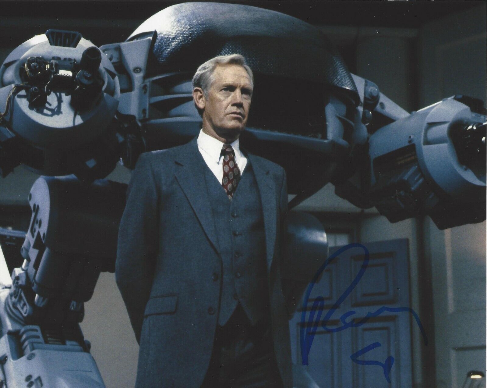 RONNY COX SIGNED AUTHENTIC 'ROBOCOP' 8x10 MOVIE Photo Poster painting w/COA ACTOR