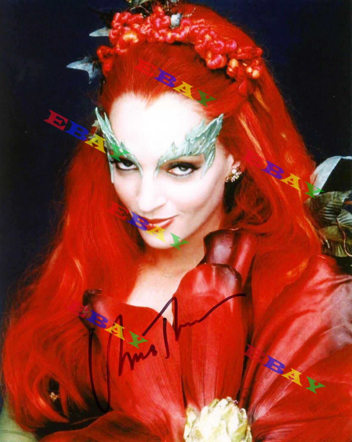 Uma Thurman Poison Ivy Batman 8x10 Autographed Signed Photo Poster painting Reprint