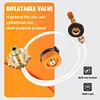 Propane Refill Adapter Portable Flat Cylinder Tank Coupler for Outdoor Gas Stove