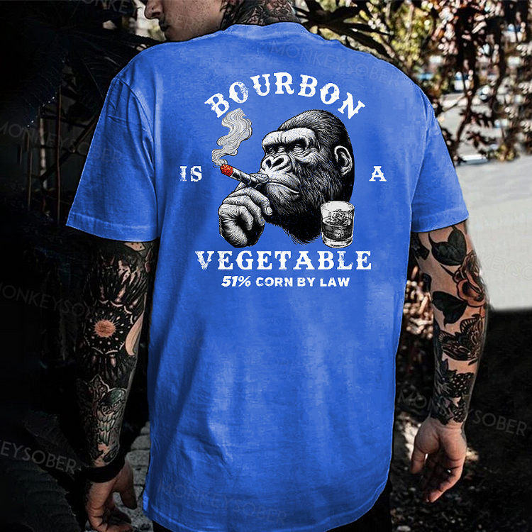 Bourbon Is A Vegetable 51% Corn By Law  T-shirt