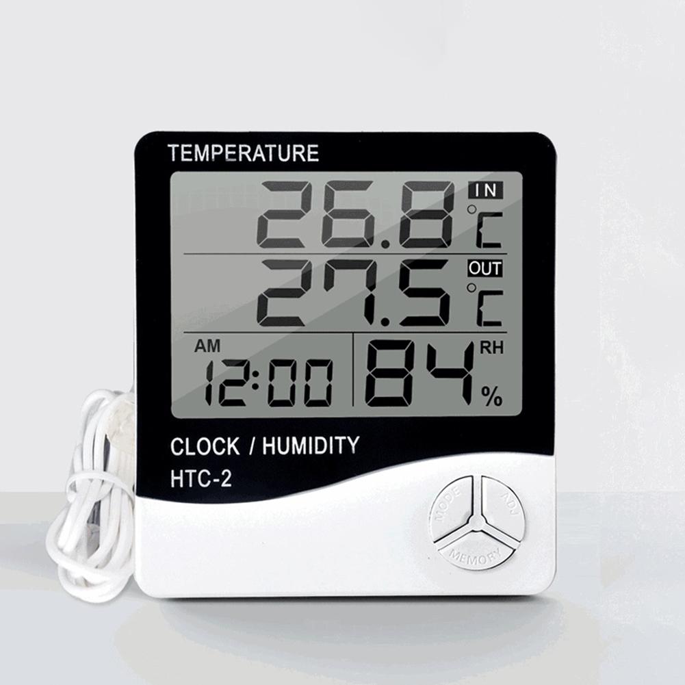 

HTC-2 Digital Thermometer Hygrometer Electronic Temperature Humidity Meter, 501 Original