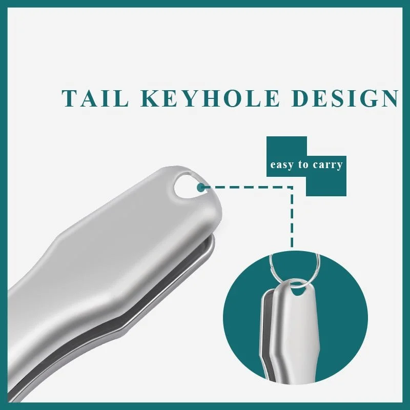 Ultra Sharp Stainless Steel Wide Thick Nail Clippers