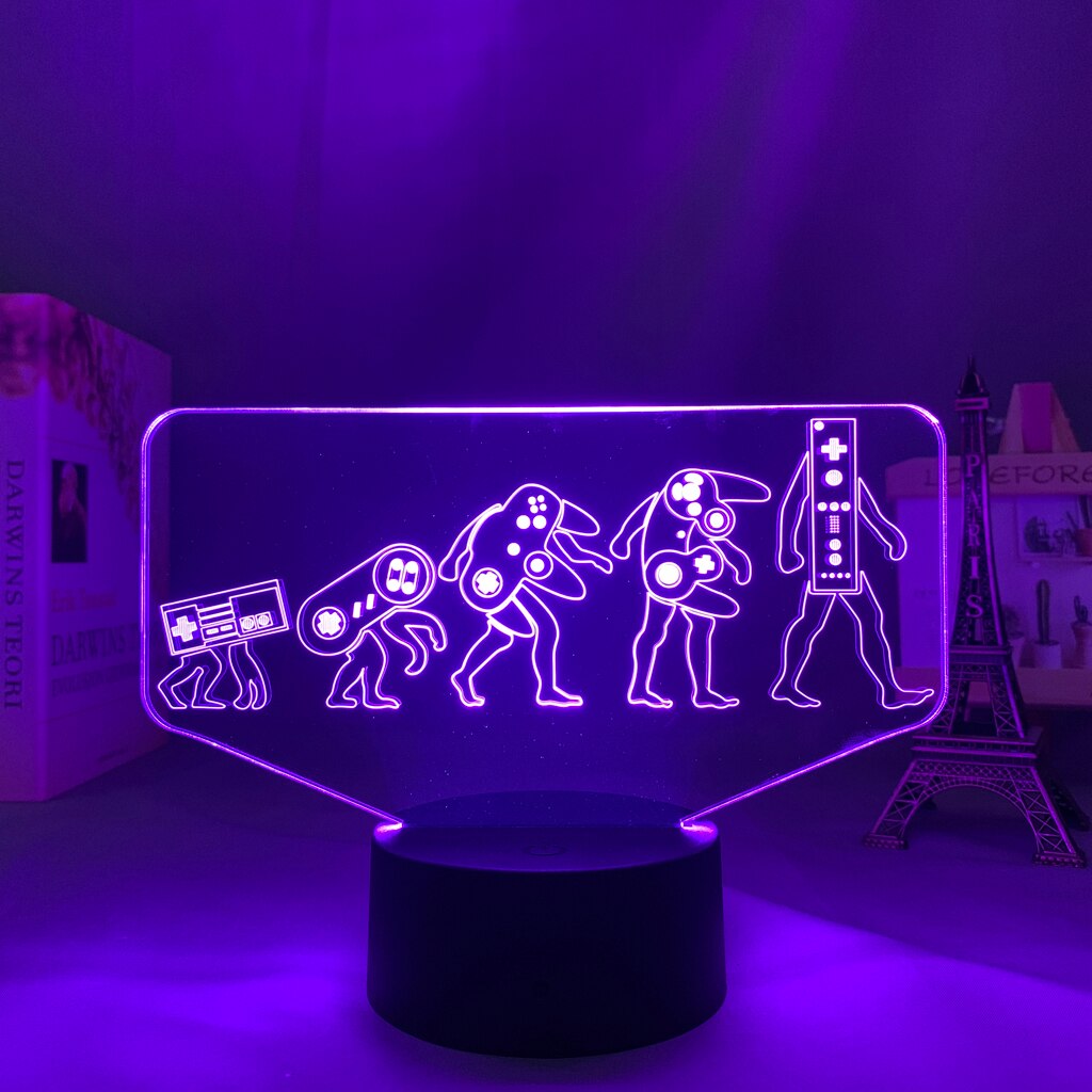 

Gamepad Evolution - LED Night Light, 7 colors no remote, 501 Original