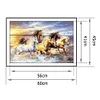 Horse-11CT Stamped Cross Stitch Kit(60*45cm)