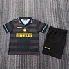 Joyfball 1997-1998 Kids Size Retro Internazionale Milan Third Away Football Jersey 1:1 Quality Thai
