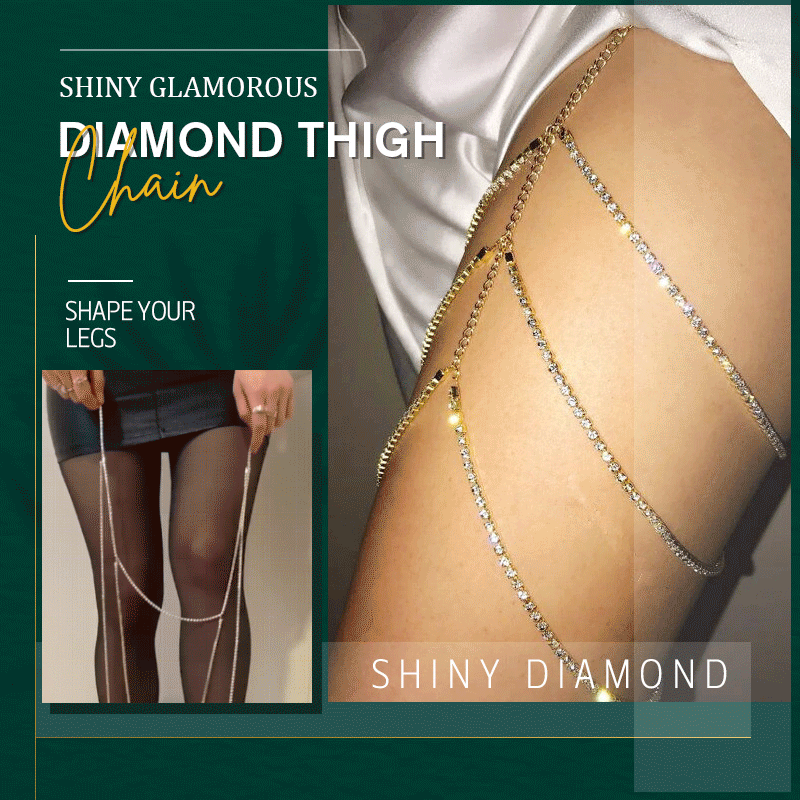 Shiny Glamorous Diamond Thigh Chain