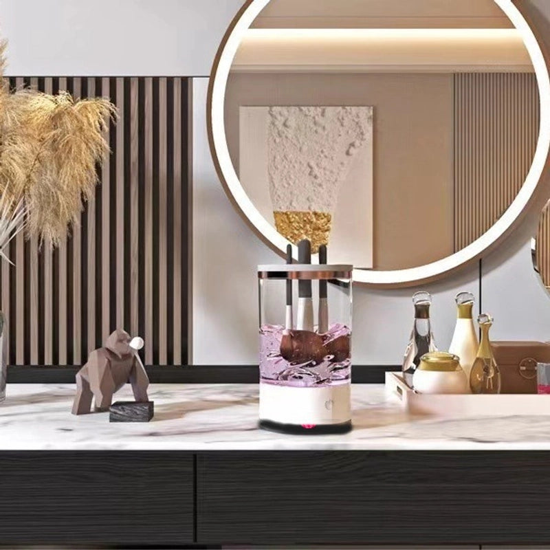 Explosion Makeup Brush Cleaner Automatic Scrubber Rechargeable Lazy Electric Scrubber Quick-drying Tool