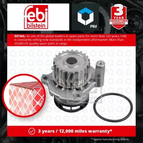 Water Pump fits SKODA OCTAVIA Mk2 2.0 05 to 13 BWA Coolant 06A121011R 06F121011 Parts
