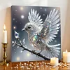 (Framed)Diamond Painting -DIY Round Drill Bird with Frame(25x25cm)
