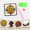 Wooden 5D Diamond Painting Kit Note Box DIY Diamond Art Notepad Box (Pattern)