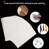 50pcs/100pcs/200pcs Diamond Art Painting Demolition Paper with Storage Case- Double-Sided Non-Stick Dustproof Transparent Cover Paper for DIY Diamond Art Painting Projects