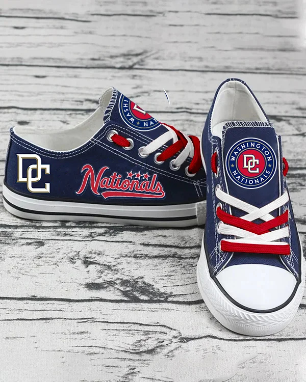 Casual printed low-top canvas shoes unisex