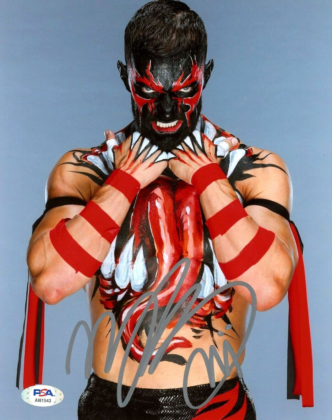 WWE FINN BALOR HAND SIGNED AUTOGRAPHED 8X10 Photo Poster painting WITH PROOF AND PSA DNA COA 17