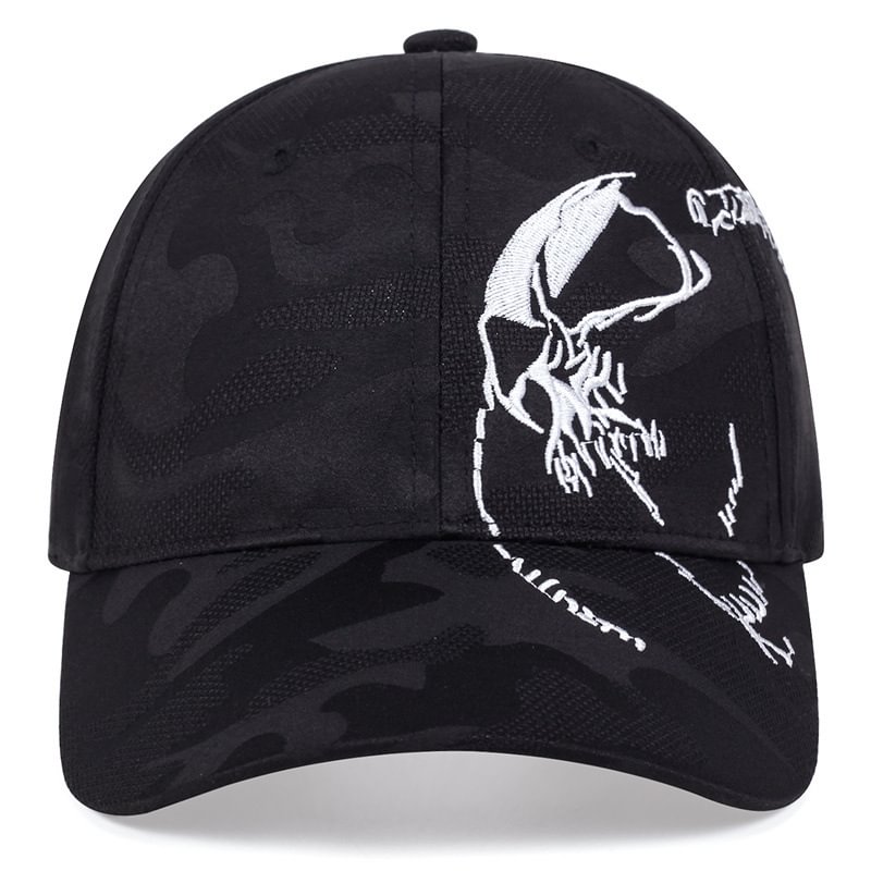 Roaring Skull Graphic Fashion Cap