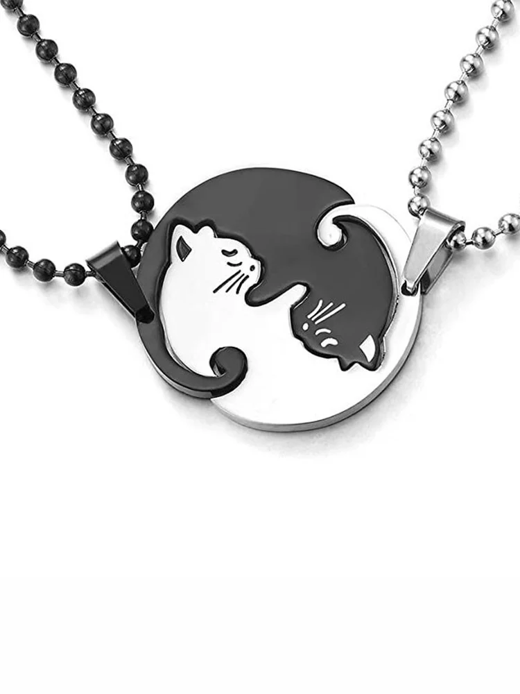 Cat Lover Titanium Steel Necklace