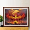 (Stamped/Counted) Phoenix Bird - 11CT Cross Stitch 50*40cm/19.69*15.75in