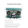 Retro German Old-Fashioned Airplane Page-Turning Clock Creative Desktop Mechanical Pendulum Clock Personality Clock Decoration