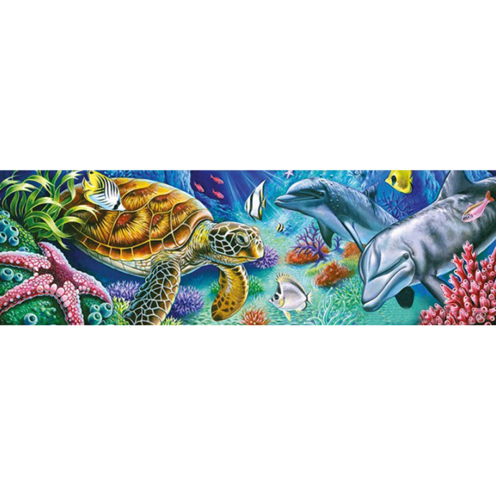 

90*30CM - Round Drill Diamond Painting - Underwater World (Big Size), 501 Original
