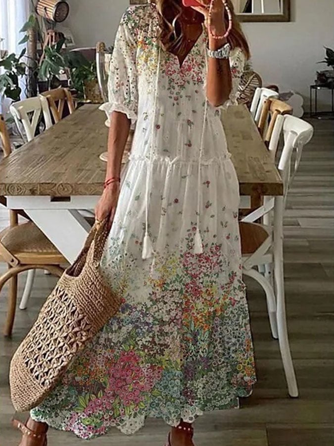 Floral Print & Lace Style II