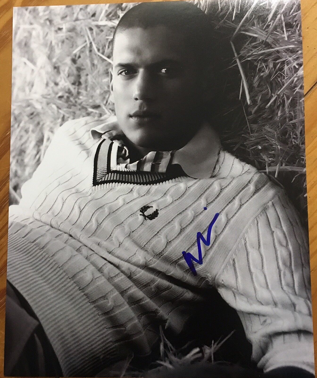 WENTWORTH MILLER SIGNED AUTOGRAPH PRISON BREAK STUD POSE 8x10 Photo Poster painting COA