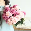 Real Touch Moisture Single Head Rose Quality Artificial Flower