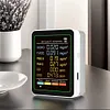 6-in-1 Air Quality Meter Real-Time CO2 Tester HCHO Detector for Home Cars Plants